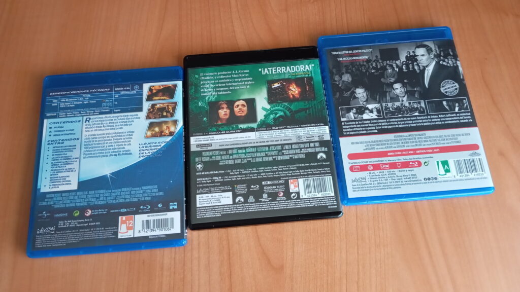 monstruoso en 4k y otros bluray de divisa